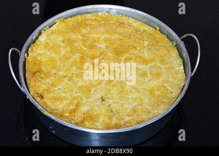 la boulangerie à tarte empada cuit la nourriture de serpent Banque D'Images