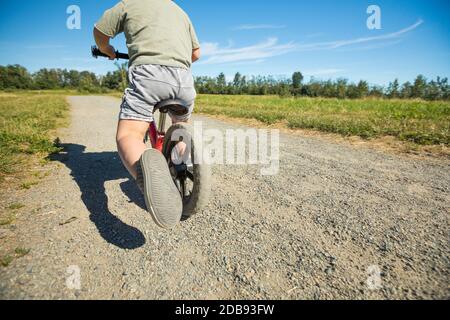 Piste de vélo pour tout-petits, Langley, Colombie-Britannique, Canada Banque D'Images