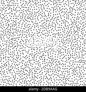 Motif à pois sans couture haute densité pointillisme. Demi-ton monochrome abstrait. Il vous suffit de passer aux nuances et de profiter du fichier vectoriel EPS 10 Banque D'Images