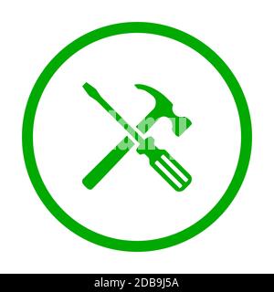 Cercle et outils Banque D'Images