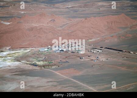 Village de Tolar Grande dans la province de Salta, dans le nord-ouest de l'Argentine. Il est situé au milieu de la Puna de Atacama, à 357 km de la ville de Salta et Banque D'Images