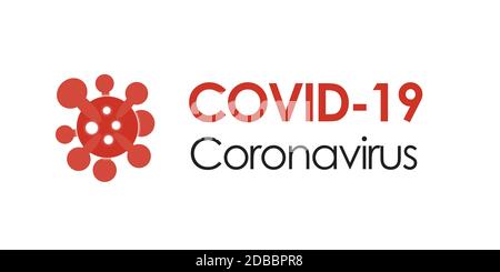 Typographie du concept d'inscription du coronavirus Covid-19. L'Organisation mondiale de la Santé (OMS) a introduit le nouveau nom officiel de la coronavirus appelé COVID- Banque D'Images