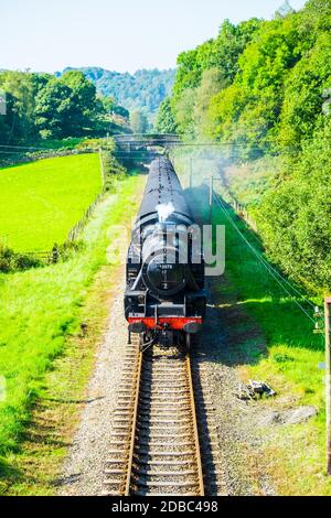 Haverthwaite sept 09 2016 Lakeside et Haverthwaite Railway à Haverthwaite. L H Railway est situé dans la pittoresque vallée de Leven au sud de l' Banque D'Images