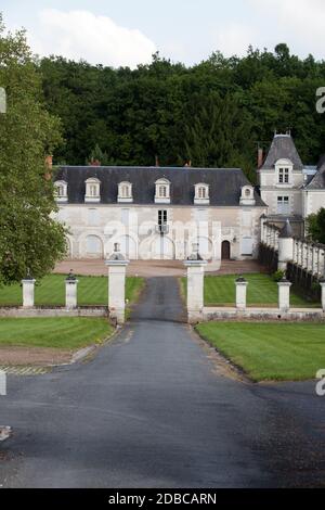 Chartreuse du Liget - Cartusian monastère fondé par le roi Henri II Plantagenêt Vallée de la Loire, France Banque D'Images