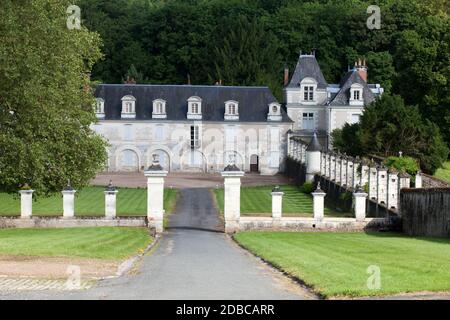 Chartreuse du Liget - Cartusian monastère fondé par le roi Henri II Plantagenêt Vallée de la Loire, France Banque D'Images