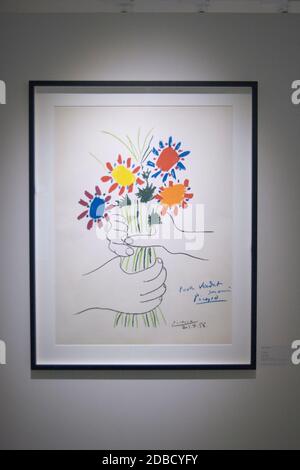 Œuvres de la collection du Musée Jean Cocteau Severin Wunderman. Pablo Picasso BOUQUET DE FLEURS garçons et filles de 1re classe ont été inspirés. Banque D'Images