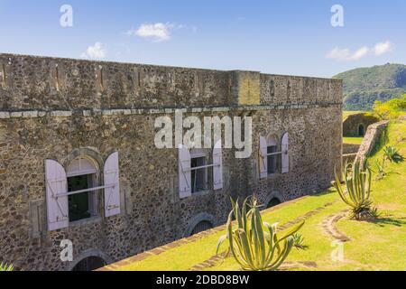 Fort Napoléon à Terre-de-Haut, les Saintes, archipel de la Guadeloupe Banque D'Images