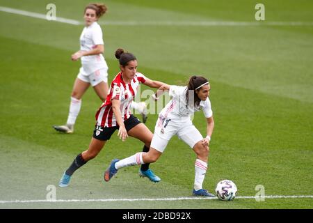 Marta Cardona du Real Madrid et Oihane Hernandez du Athletic Club en action pendant le championnat d'Espagne femmes&#039;s, Prim / LM Banque D'Images