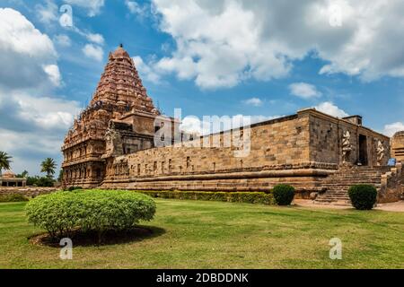 Temple de Brihadisvara, Gangaikonda Cholapuram Gangai Temple de Konda Cholapuram un des grands temples vivants de Chola. Tamil Nadu, Inde Banque D'Images