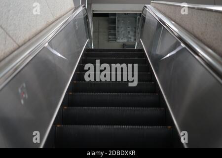 Image de l'escalier roulant. Lieu de tournage : zone métropolitaine de Tokyo Banque D'Images