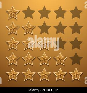 Fond de l'ensemble de classement vectoriel moderne Illustration de Vecteur