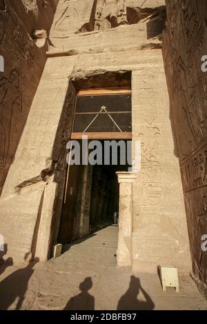 TEMPLES ABU SIMBEL Banque D'Images