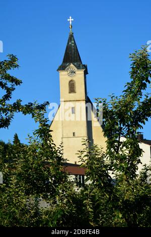 Église Bad Kreuzen haute-Autriche Banque D'Images