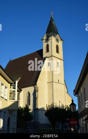 Église Bad Kreuzen haute-Autriche Banque D'Images