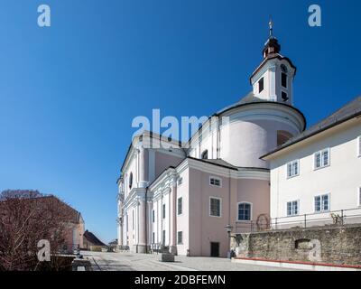 Église de la basilique Sonntagberg en Basse-Autriche. Centre de pèlerinage catholique à Mostviertel. Banque D'Images