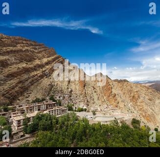 Hemis gompa (monastère bouddhiste tibétain), le Ladakh, le Jammu-et-Cachemire, l'Inde Banque D'Images