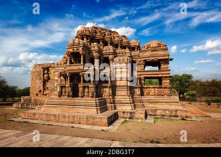 Sasbahu (Sas-Bshu Sahastrabahu ka mandir, Temple) temple de fort de Gwalior. Gwalior, Madhya Pradesh, Inde Banque D'Images