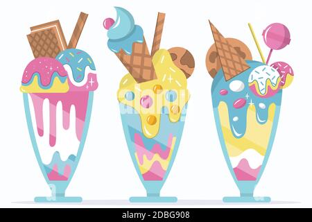 Illustration du coffret Monster shake Vector Illustration de Vecteur