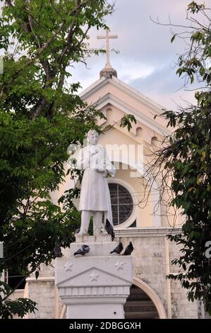 José Rizal Monument dans la ville de Tagbilaran aux Philippines Banque D'Images