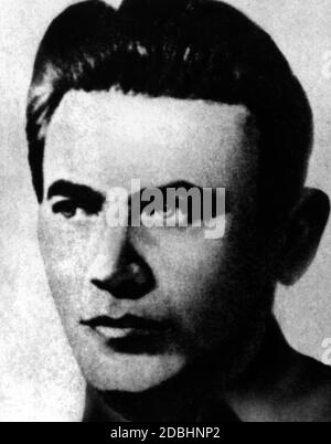 Nikolai Yezhov a été chef du ministère soviétique de l'intérieur et de la police secrète du NKVD de 1936 à 1938. Pendant ce temps, il était à la tête de l'organe exécutif de la terreur stalinienne, qui a fait environ deux millions de victimes pendant sa période. Après son remplacement par Lavrentiy Beria, il fut lui-même exécuté par la même machine. Banque D'Images