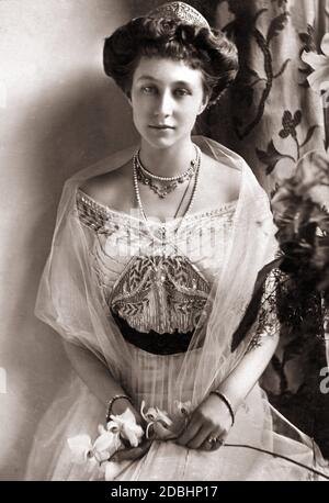 Le portrait montre la princesse Victoria Louise de Prusse en 1911. Banque D'Images