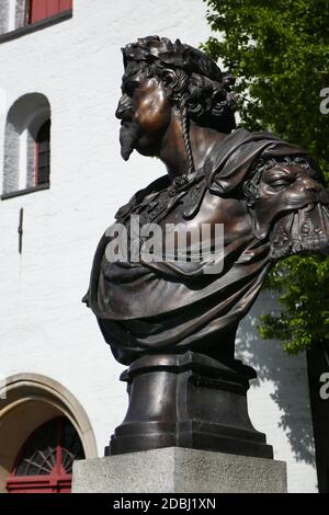 Monument König Christian IV Banque D'Images