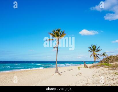 Plage de Santa Maria del Mar, Habana del Este, la Havane, province de la Habana, Cuba, Antilles, Amérique centrale Banque D'Images