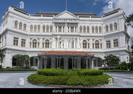 Le Raffles Hotel, Singapour, en Asie du Sud-Est, l'Asie Banque D'Images