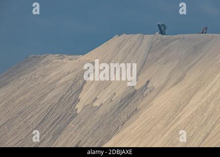 Montagne de la mine de sel de potasse en Allemagne Banque D'Images