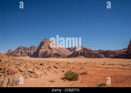 Lawrence place, Wadi Rum Dessert, Jordanie Banque D'Images