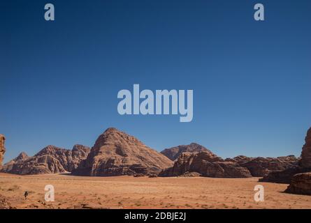 Lawrence place, Wadi Rum Dessert, Jordanie Banque D'Images