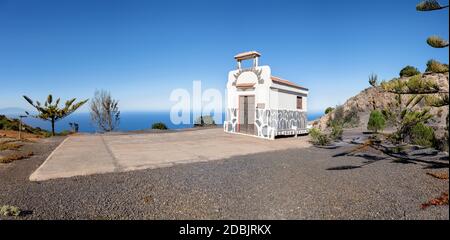 La Gomera - petite chapelle idyllique Ermita de Coromoto Banque D'Images