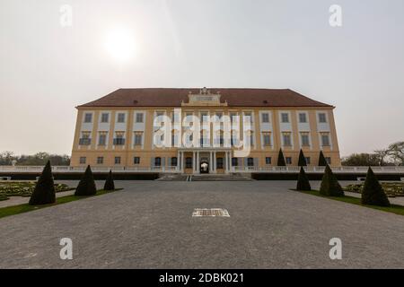 Schloss Hof, style baroque par l'architecte Johann Lukas von Hildebrandt , Marchfeld, Autriche Banque D'Images