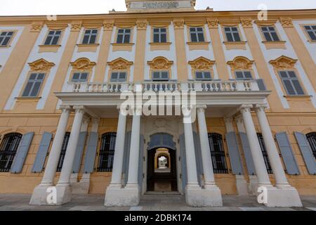 Schloss Hof, style baroque par l'architecte Johann Lukas von Hildebrandt , Marchfeld, Autriche Banque D'Images