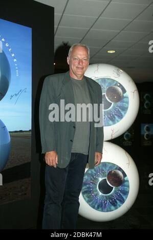 Pink Floyd au lancement de leur DVD Pulse à Warner West End, Londres 3 juillet 2006 David Gilmour Banque D'Images