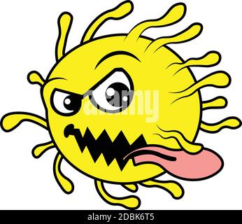 illustration graphique vectorielle du virus corona Illustration de Vecteur