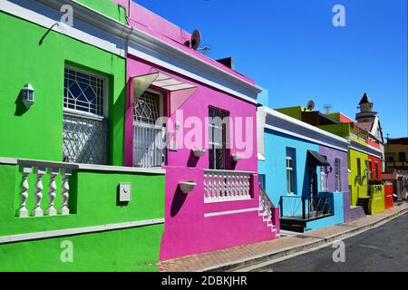 Bo Kaap, quartier malaisien, le Cap Banque D'Images