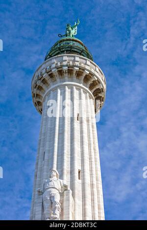 Victoria Lighhouse à Gretta Hill à Trieste Italie Banque D'Images