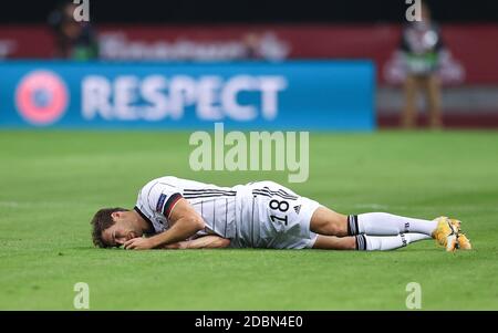 Séville, espagnole. 17 novembre 2020. Sur le terrain: Leon Goretzka (Allemagne). GES/Soccer/UEFA Nations League: Espagne - Allemagne, 11/17/2020 football/Soccer: UEFA Nations League: Espagne contre Allemagne, Séville, 17 novembre 2020 | usage dans le monde crédit: dpa/Alay Live News Banque D'Images