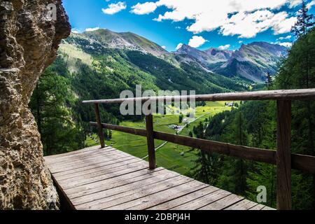 Ceillac en queyras hautes Alpes en france Banque D'Images