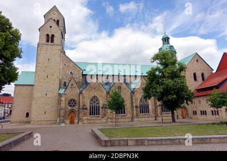 UNESCO Welterbe Hildesheimer Dom St. Marien, Hildesheim, Niedersachsen, Allemagne Banque D'Images