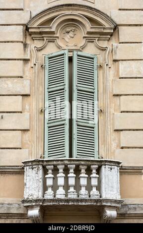 Palazzo Bianchi sur la place Sordello à Mantoue, Italie. Banque D'Images