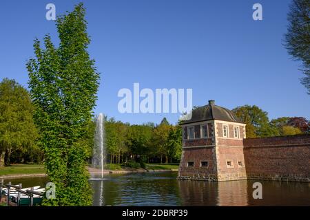 le château d'ahaus en allemagne Banque D'Images