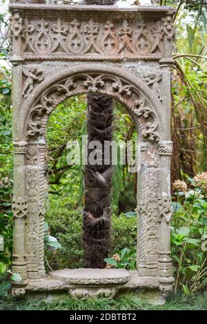 FUNCHAL, MADÈRE - 2 septembre 2016 : jardin Tropican du Palais de Monte à Funchal, île de Madère, Portugal. Banque D'Images