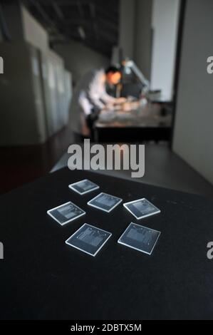 TURIN, ITALIE - 20 juin 2010: Laboratoire de recherche pour développer de nouveaux matériaux et procédés pour les micro et nanostructures. Banque D'Images