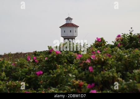 Le château d'eau de Langeoog Banque D'Images