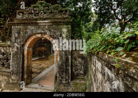 Les temples de Hoa lu à Ninh Binh au Vietnam Banque D'Images