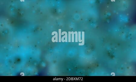 l'eau bactériologique vue un rendu d'illustration de microscope Banque D'Images