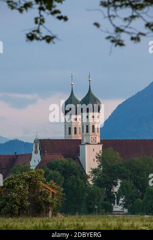 Géographie / Voyage, Allemagne, Bavière, Benediktbeuern, monastère Benediktbeuern, Toelzer Land, Haut Ba, droits-supplémentaires-décharge-Info-non-disponible Banque D'Images