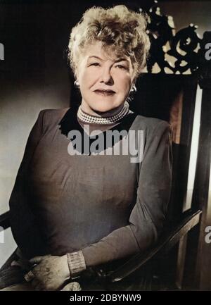 Ida Wüst, deutsche Schauspielerin 1950er Jahre, Deutschland. L'actrice allemande Ida Wuest, l'Allemagne des années 1950. Banque D'Images